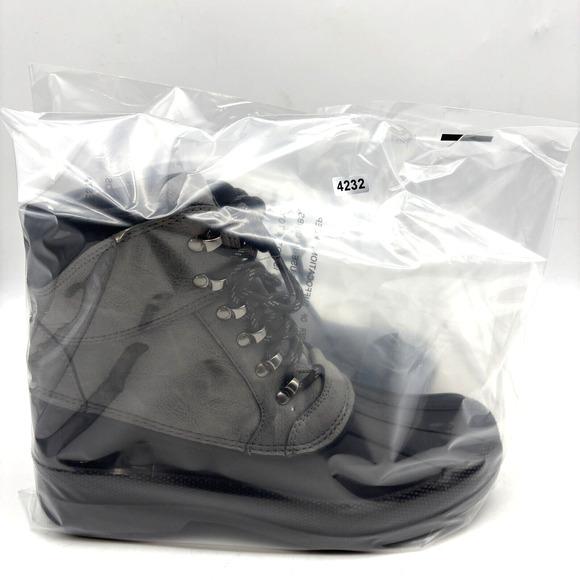 NEW Denali 'EXPEDITION' Gray Suede Leather Rubber Winter Boots Men's US9 UK8 - Picture 14 of 14